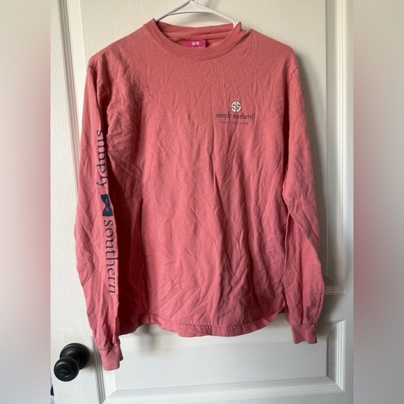 Simply Southern Pink Long Sleeve Tee - Picture 1 of 7
